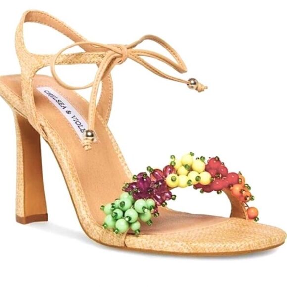 Chelsea & Violet Shoes - New Chelsea & Violet Tristy Beaded Sandals